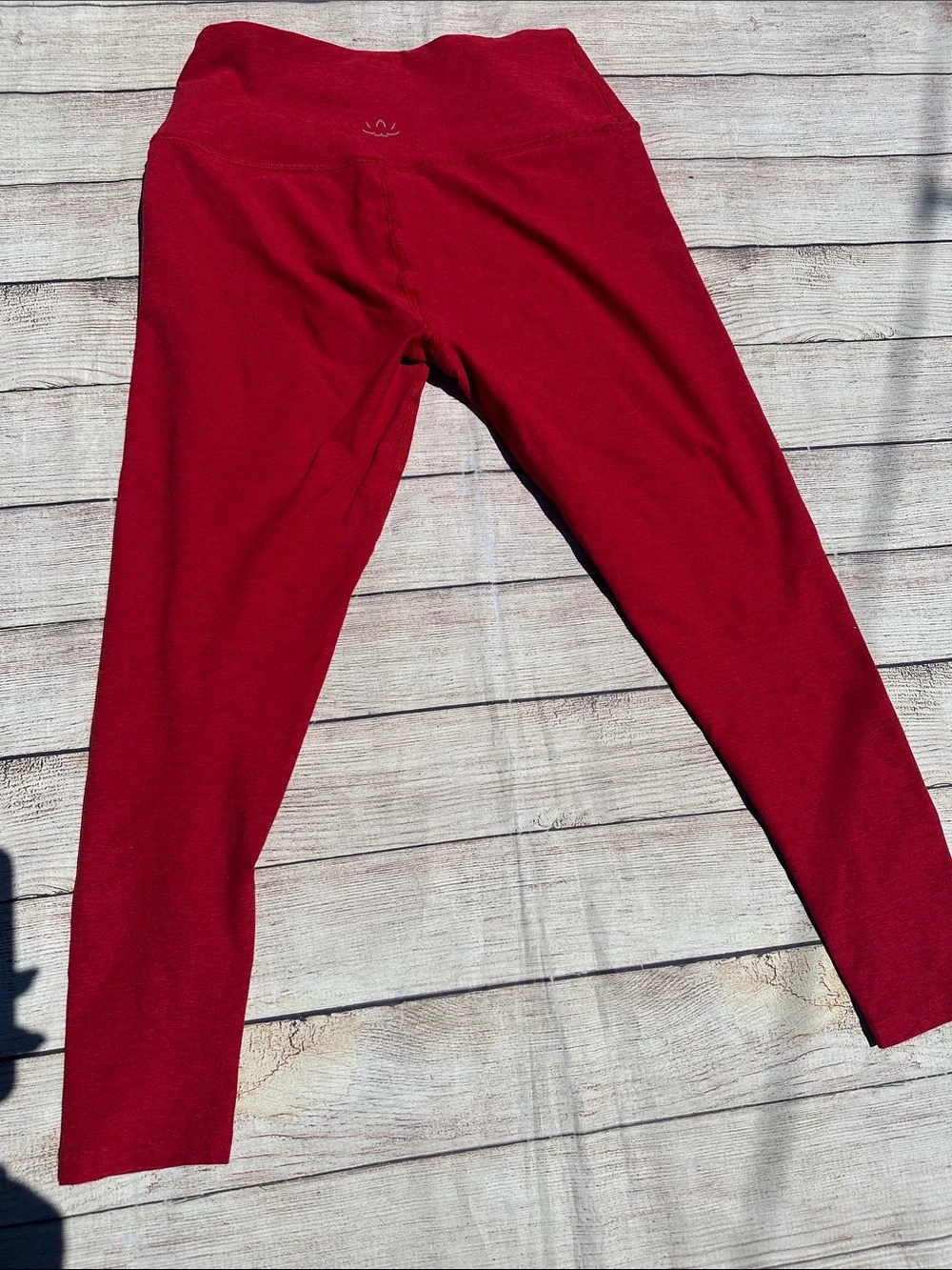 Beyond Yoga Lipstick Red High-Waist Legging Capris Size Large